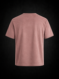 Regent Tee in Sundust, front view on a dark ground