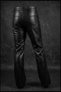 Black Leather Flare - 5